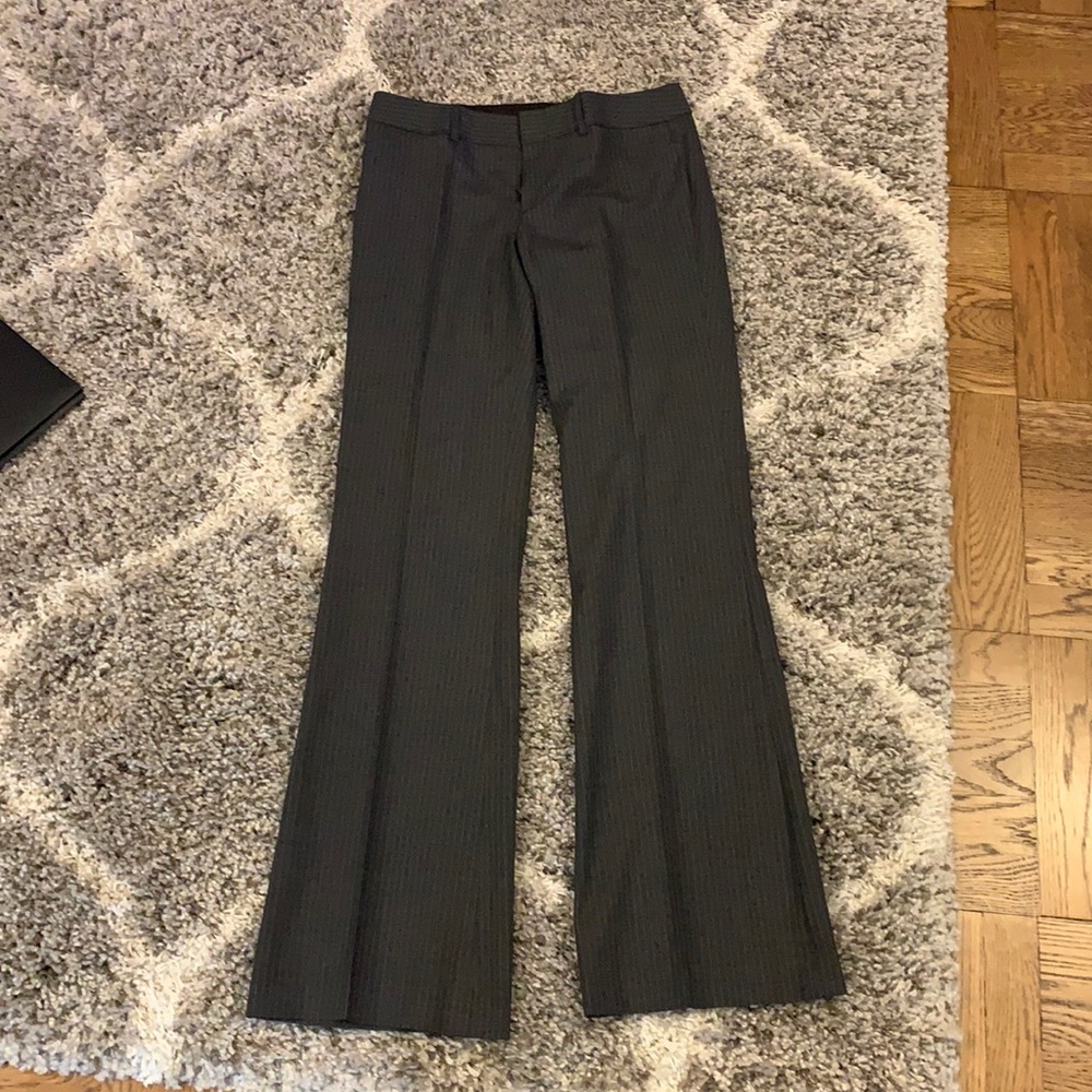 Club Monaco Women’s Grey Pinstripe Trousers